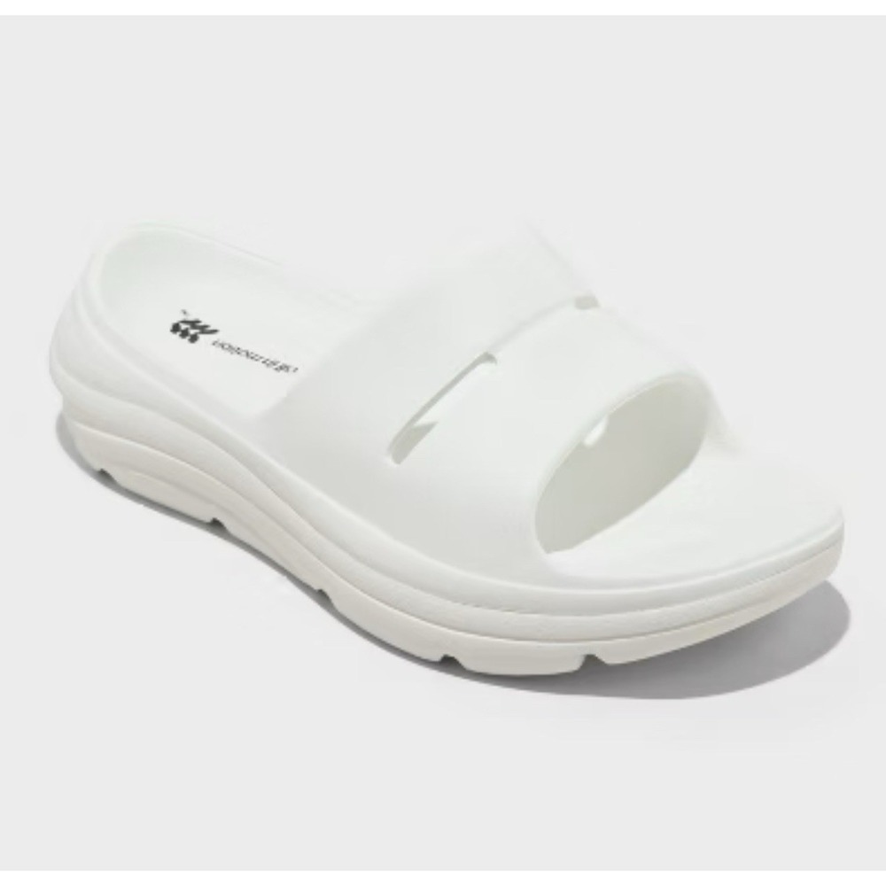 All In Motion Nox Eva Slide Sandals, Women, 8, White